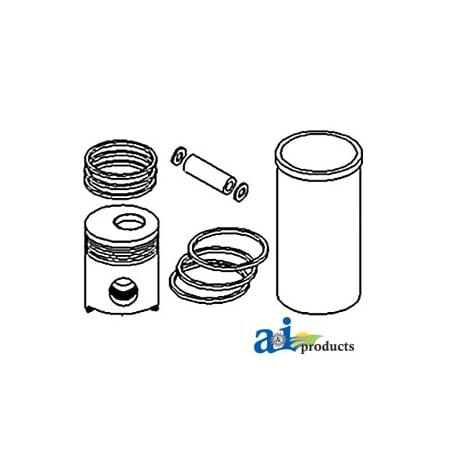 A & I Products Piston Liner Kit 11.8" x5" x5" A-SK427